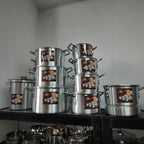 Pot en aluminium prix usine ensemble de commerce extérieur direct pot en aluminium 6pcsPOLISHING COOKWARE l'atelier des ustensiles