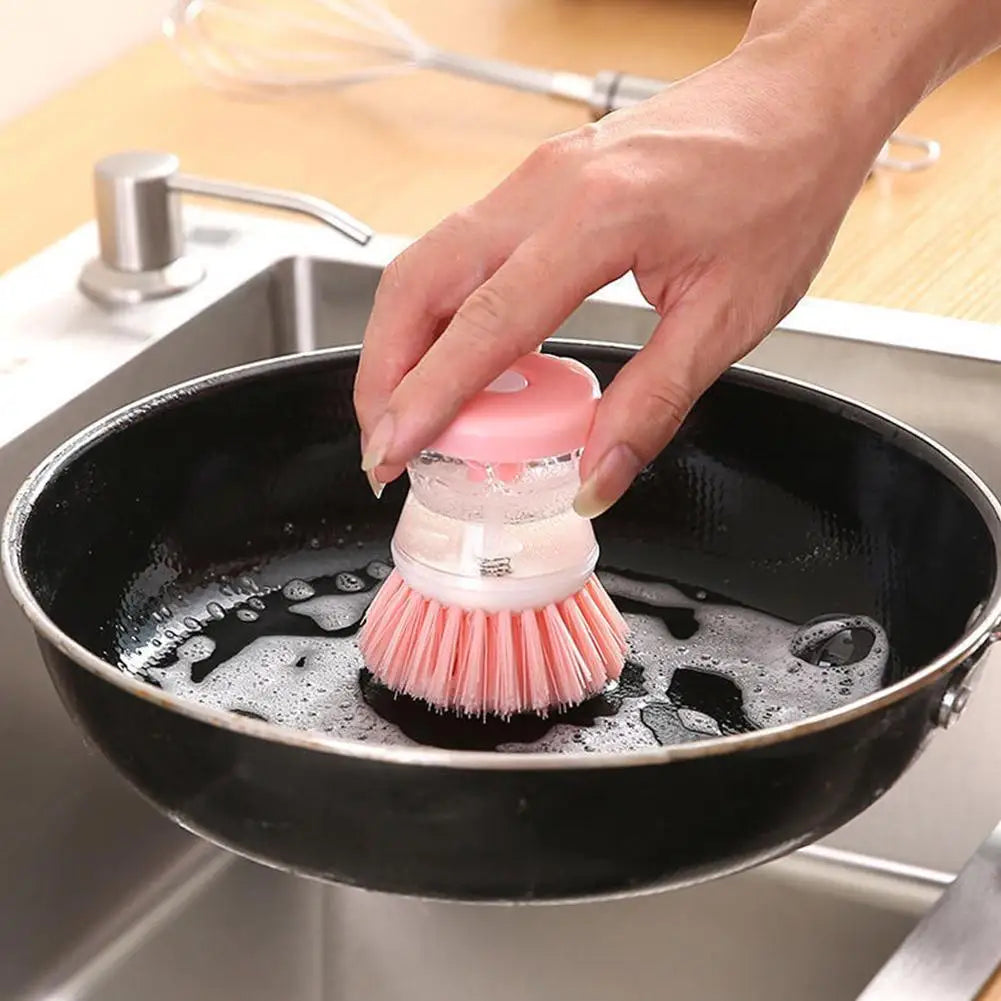 Ustensiles de lavage d'astronome avec distributeur automatique de liquide Regina, pot de lavage de cuisine, brosse à vaisselle, accessoires de livres ménagers l'atelier des ustensiles