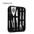 Ensemble de four en acier inoxydable, outils combinés pour Barbecue en plein air, ensemble de Barbecue, rangement, sac en tissu Portable, outils de cuisson l'atelier des ustensiles