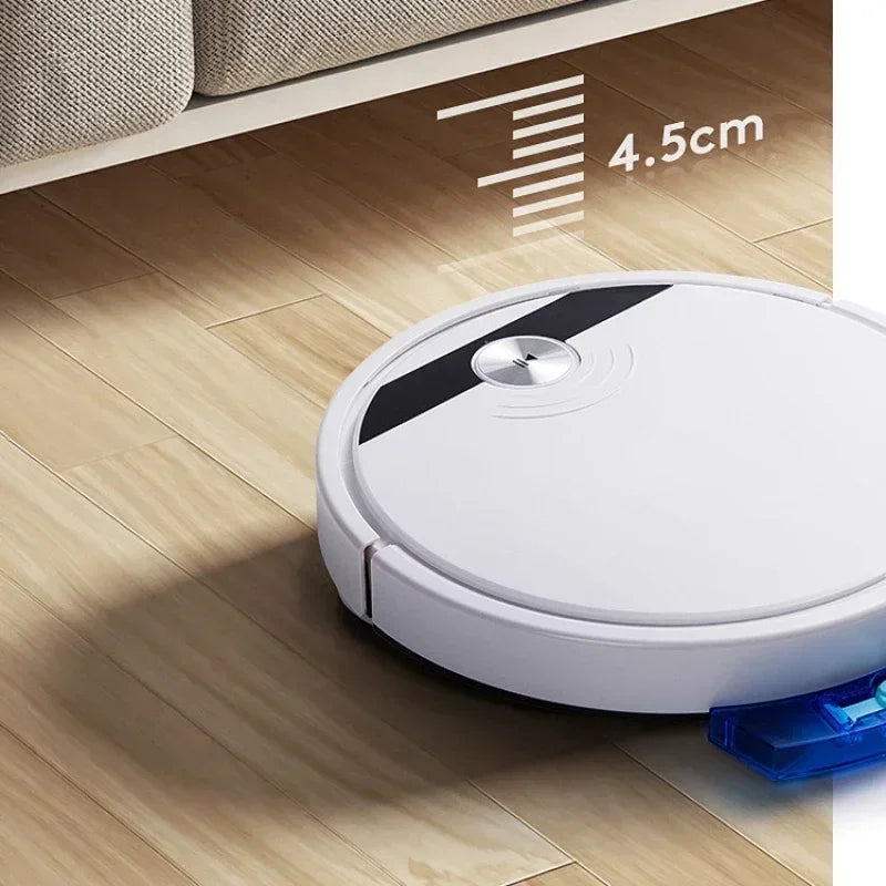 Aspirateur robot intelligent pour la maison, grande puissance d'aspiration, balayeuse de sol, serpillière, robot aspirateur sec et humide l'atelier des ustensiles